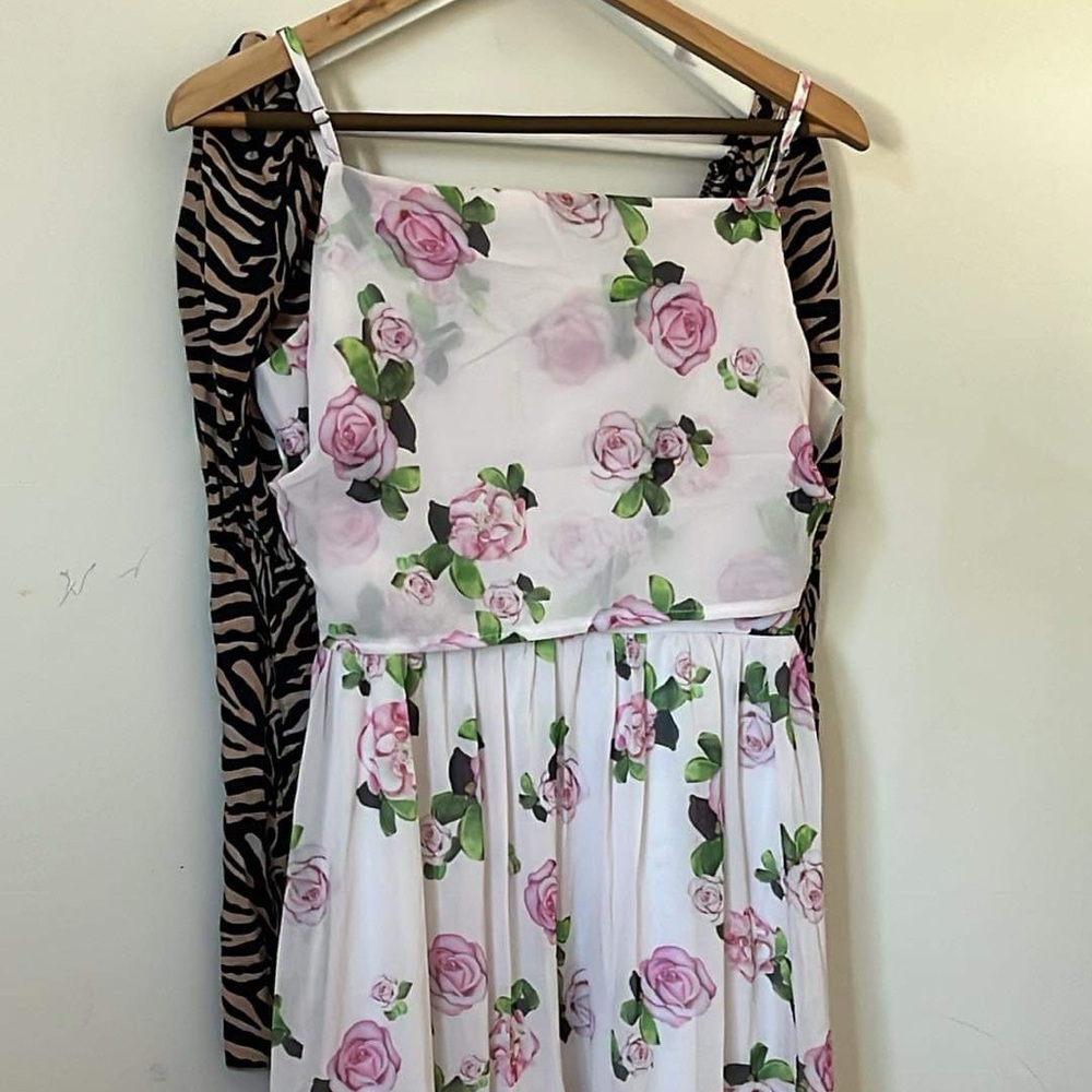 Floral lilac dress